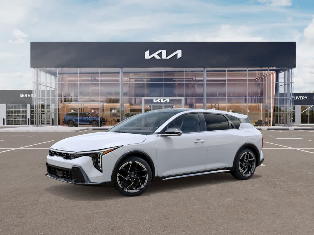 2026 Kia K4 Hatchback GT-Line Snow White Pearl at Beck & Masten Kia
