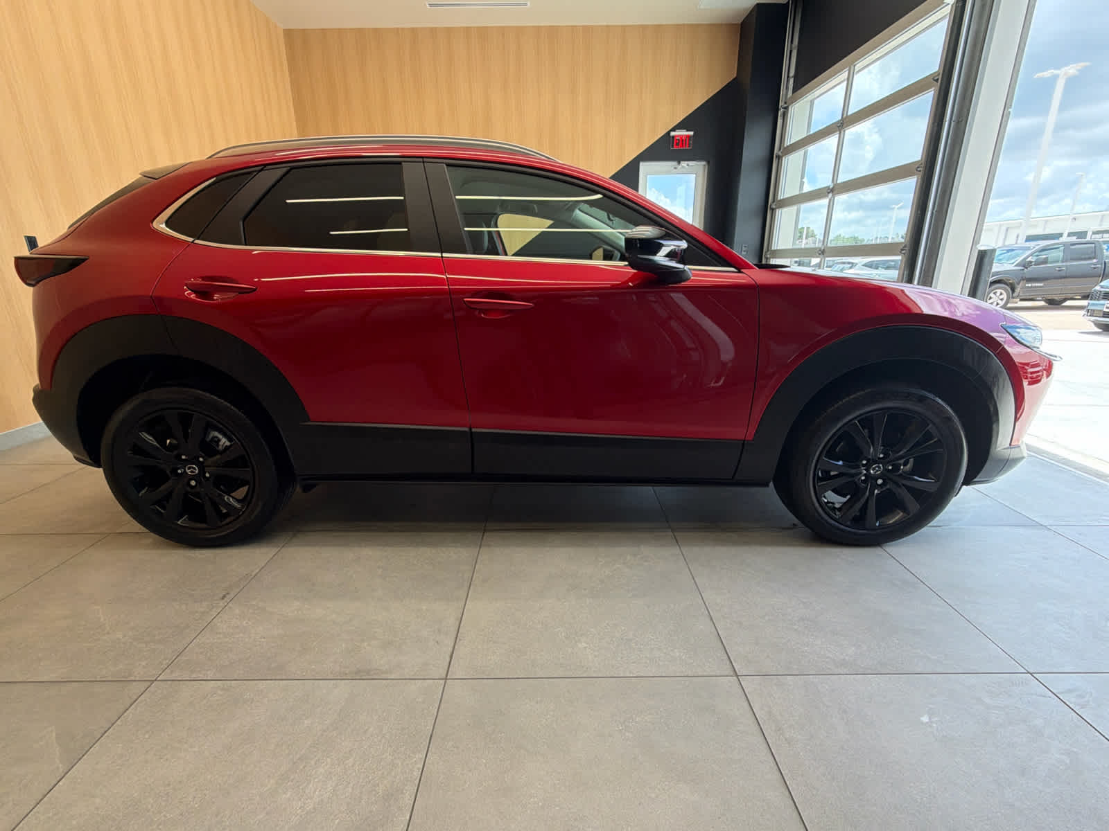 2025 Mazda CX-30 2.5 S Select Sport Soul Red Crystal Metallic at AutoNation USA Houston
