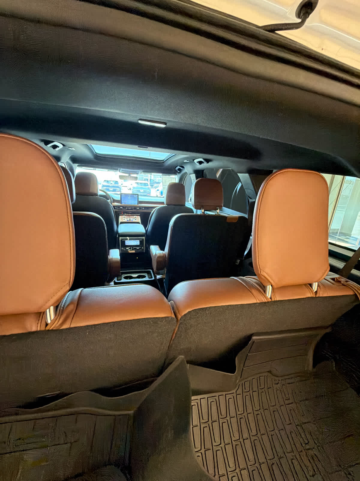 2022 Lincoln Aviator Reserve Pristine White Metallic Tri-Coat at Beck & Masten Kia