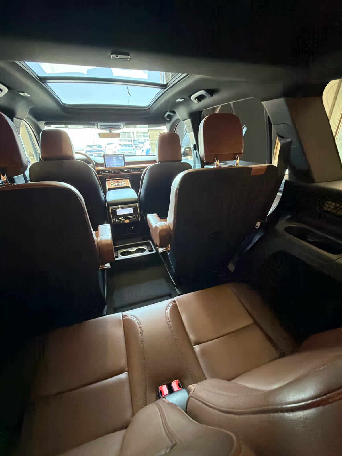2022 Lincoln Aviator Reserve Pristine White Metallic Tri-Coat at Beck & Masten Kia