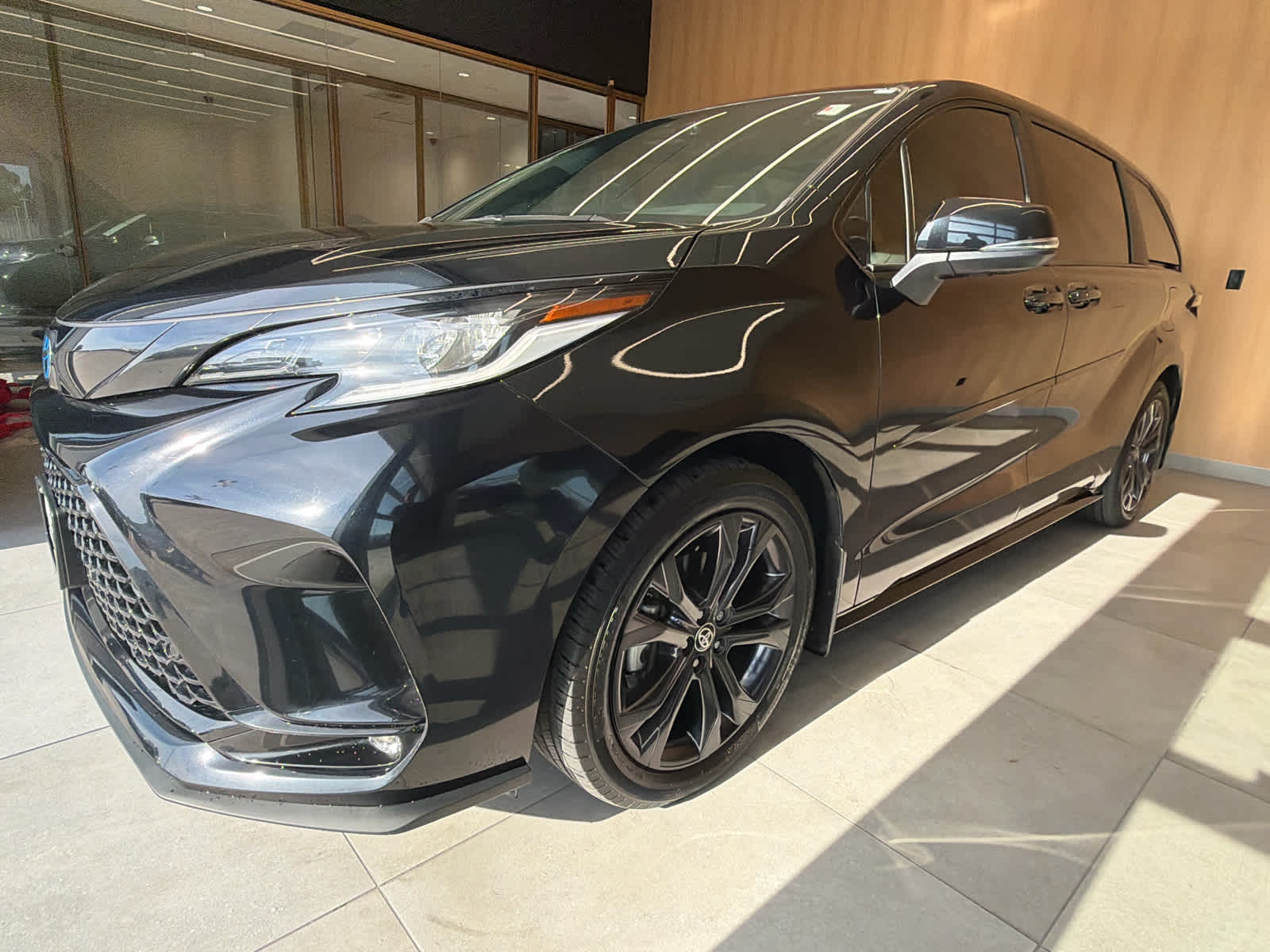 2025 Toyota Sienna XSE Midnight Black Metallic at AutoNation Chrysler Jeep Dodge Ram Spring