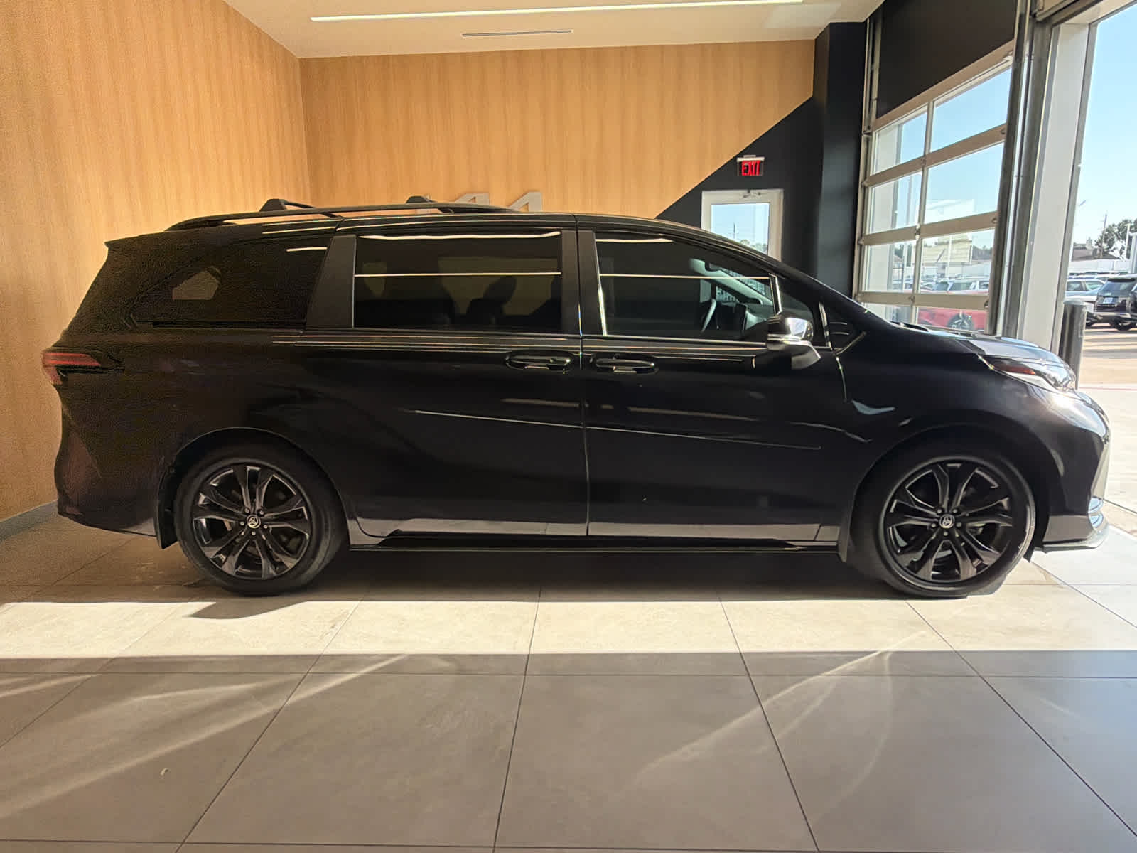 2025 Toyota Sienna XSE Midnight Black Metallic at AutoNation Chrysler Jeep Dodge Ram Spring