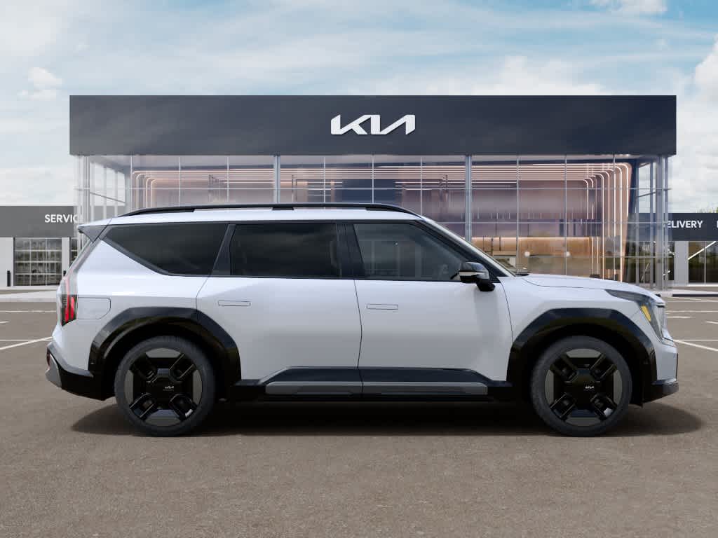 2026 Kia EV9 GT-Line Glacial White Pearl at Westside Kia