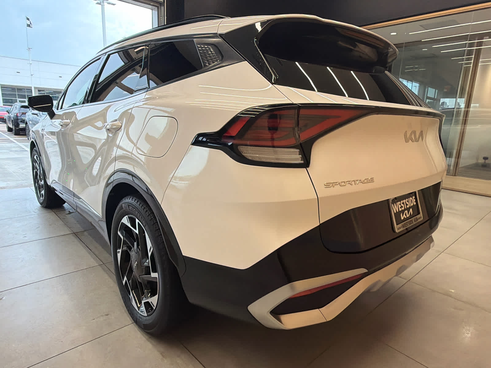 2024 Kia Sportage SX-Prestige Glacial White Pearl at Lone Star Chevrolet