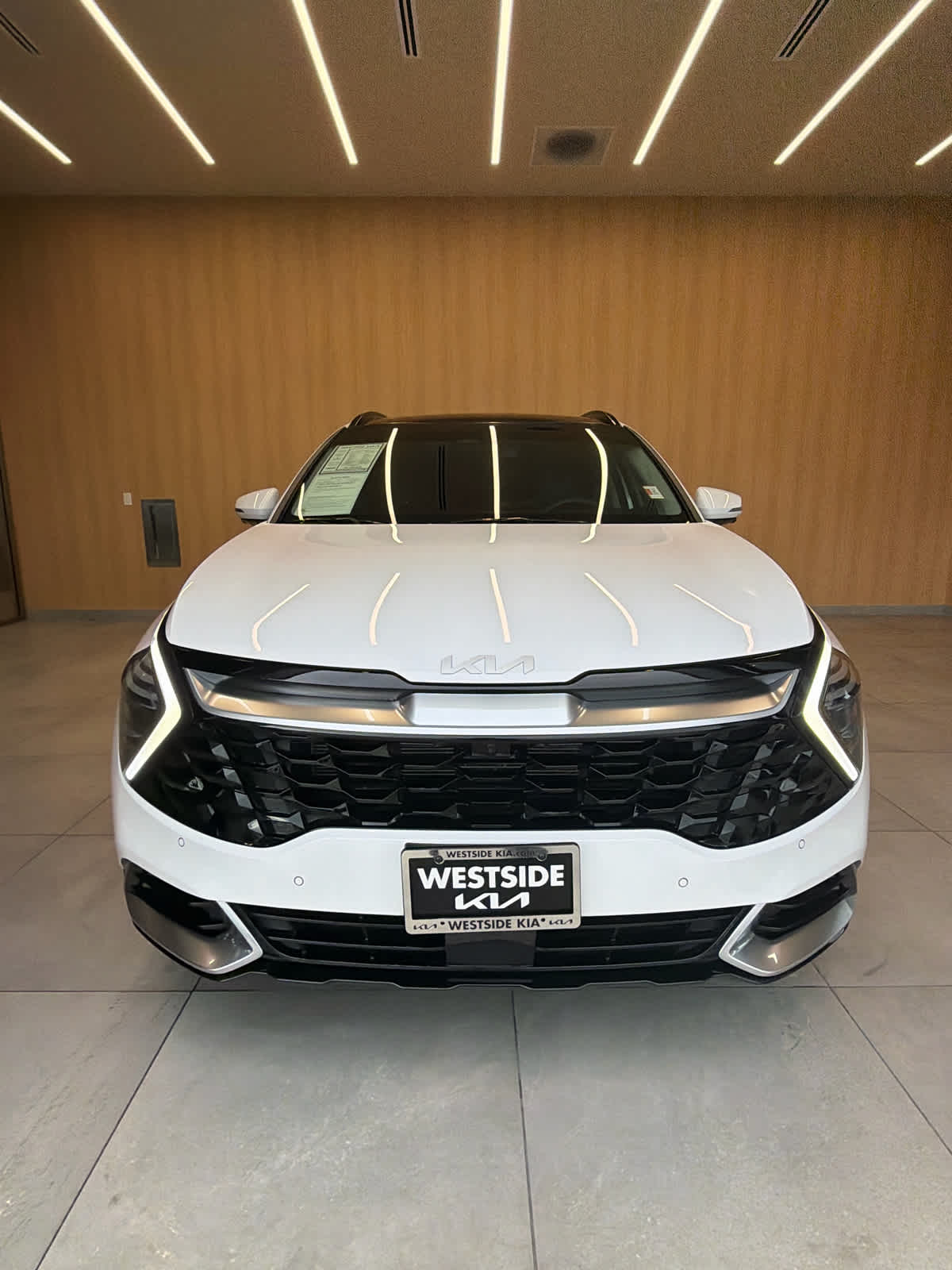 2024 Kia Sportage SX-Prestige Glacial White Pearl at Lone Star Chevrolet