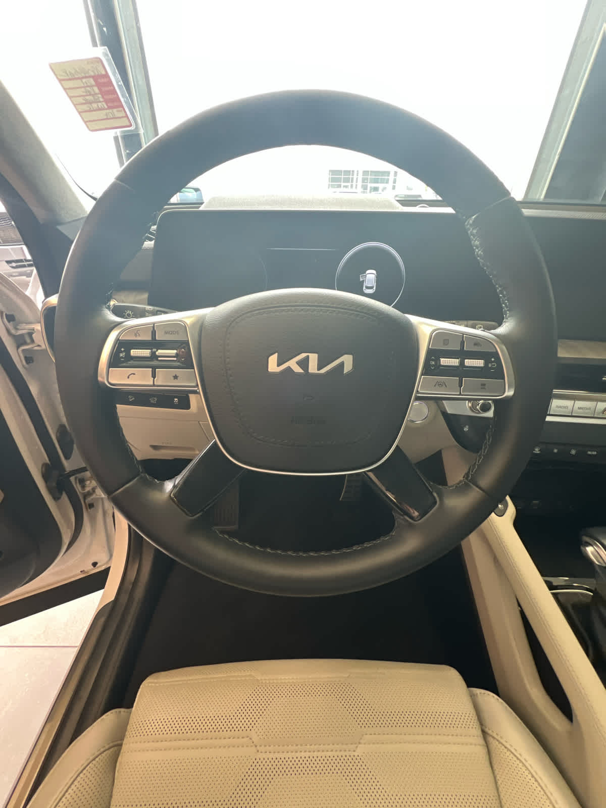 2024 Kia Telluride SX Prestige Glacial White Pearl at Beck & Masten Kia