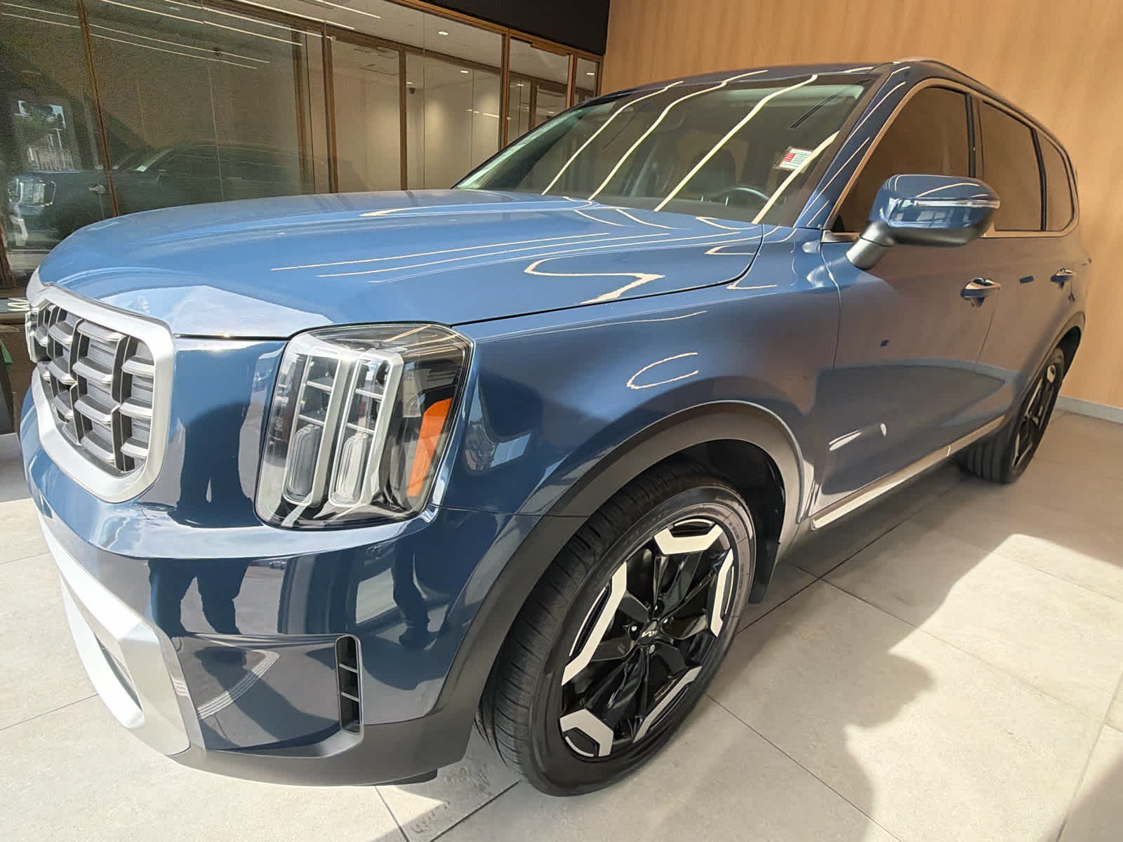 2023 Kia Telluride S Midnight Lake Blue at Beck & Masten Kia