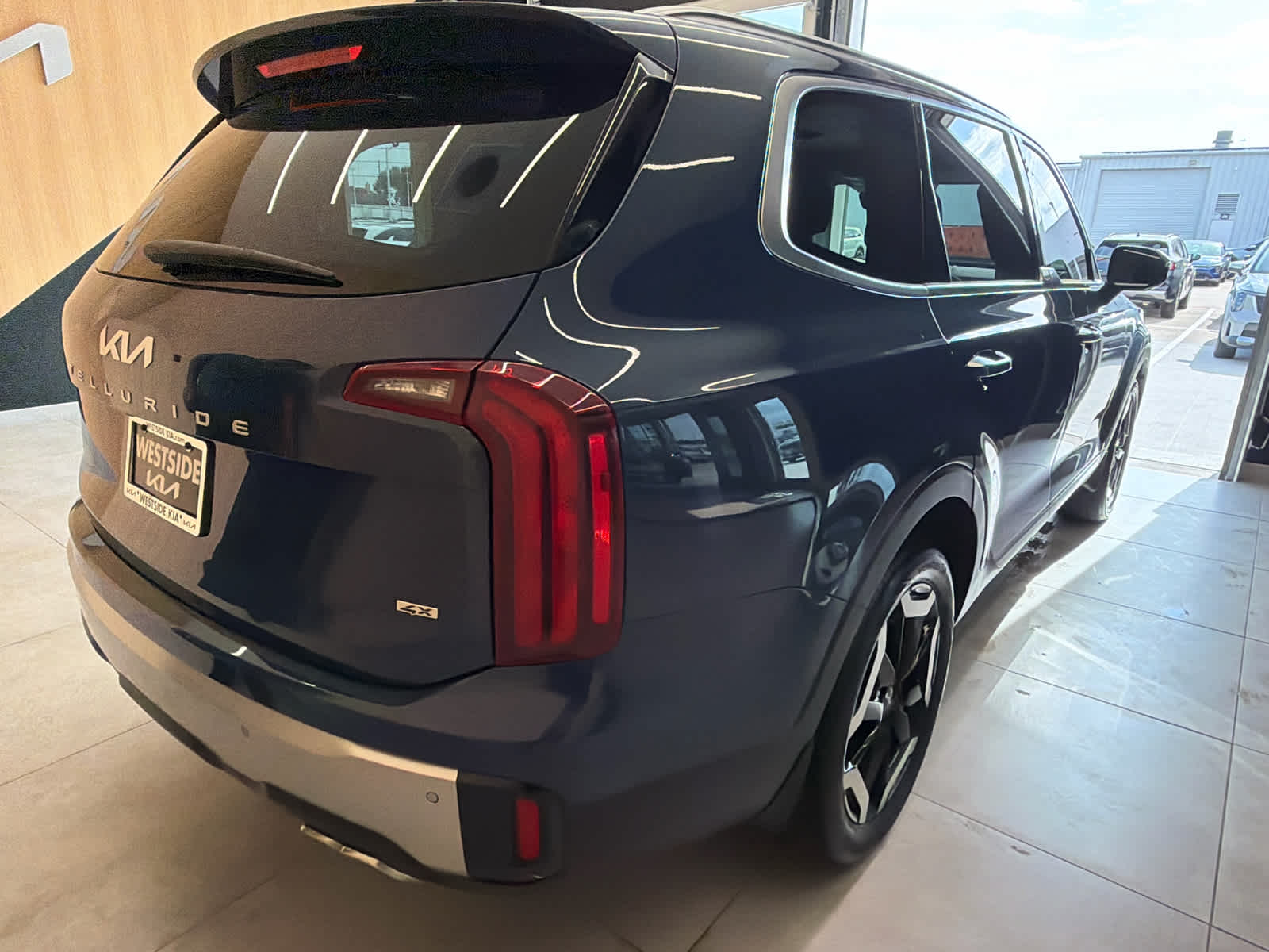 2023 Kia Telluride S Midnight Lake Blue at Beck & Masten Kia
