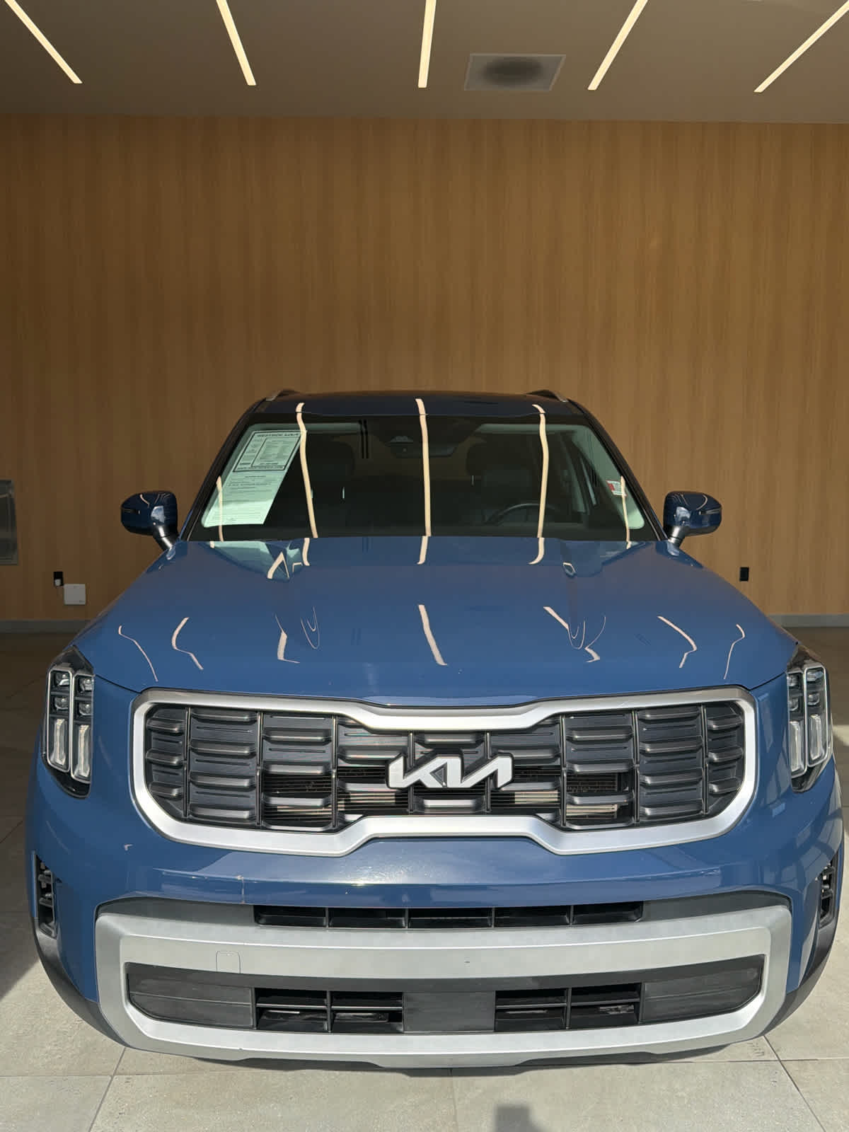 2023 Kia Telluride S Midnight Lake Blue at Beck & Masten Kia