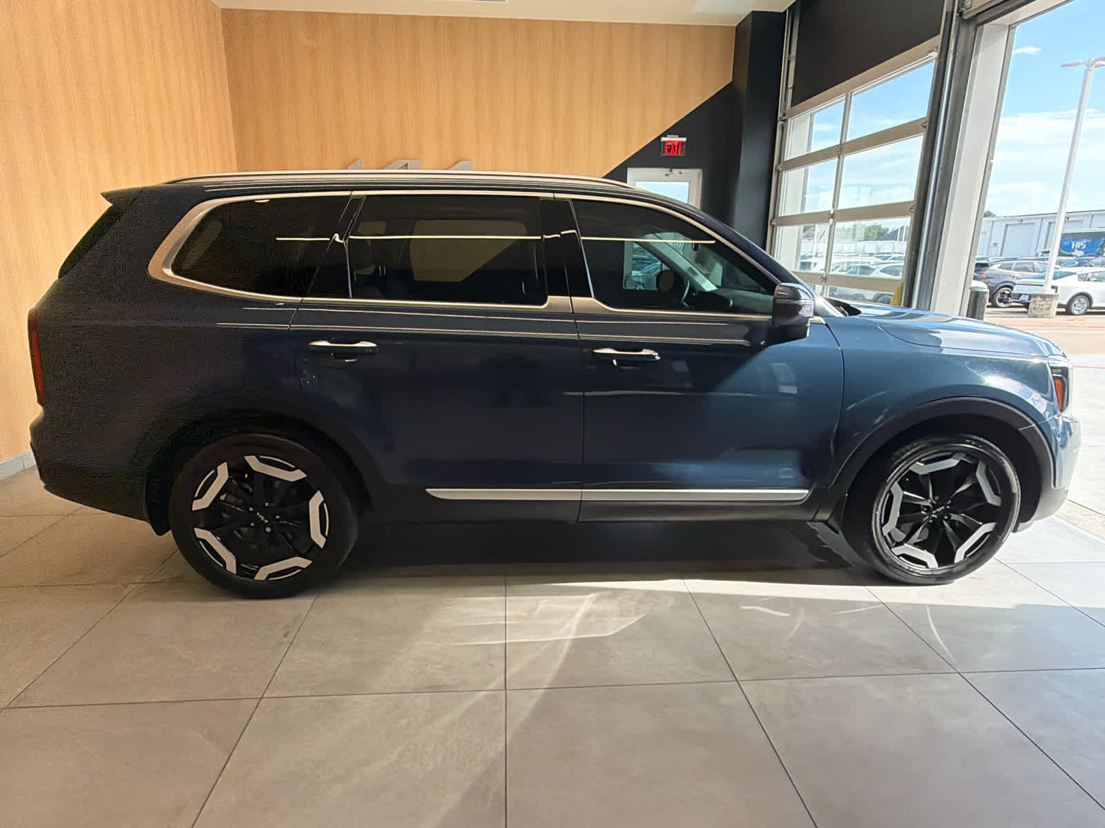 2023 Kia Telluride S Midnight Lake Blue at Beck & Masten Kia
