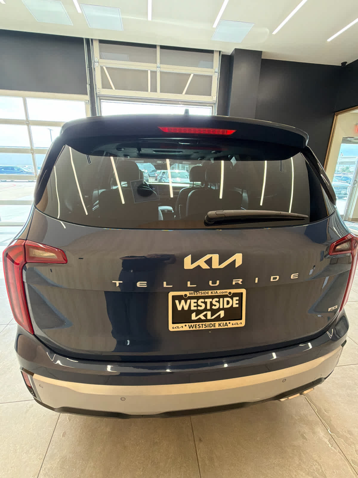 2023 Kia Telluride S Midnight Lake Blue at Beck & Masten Kia