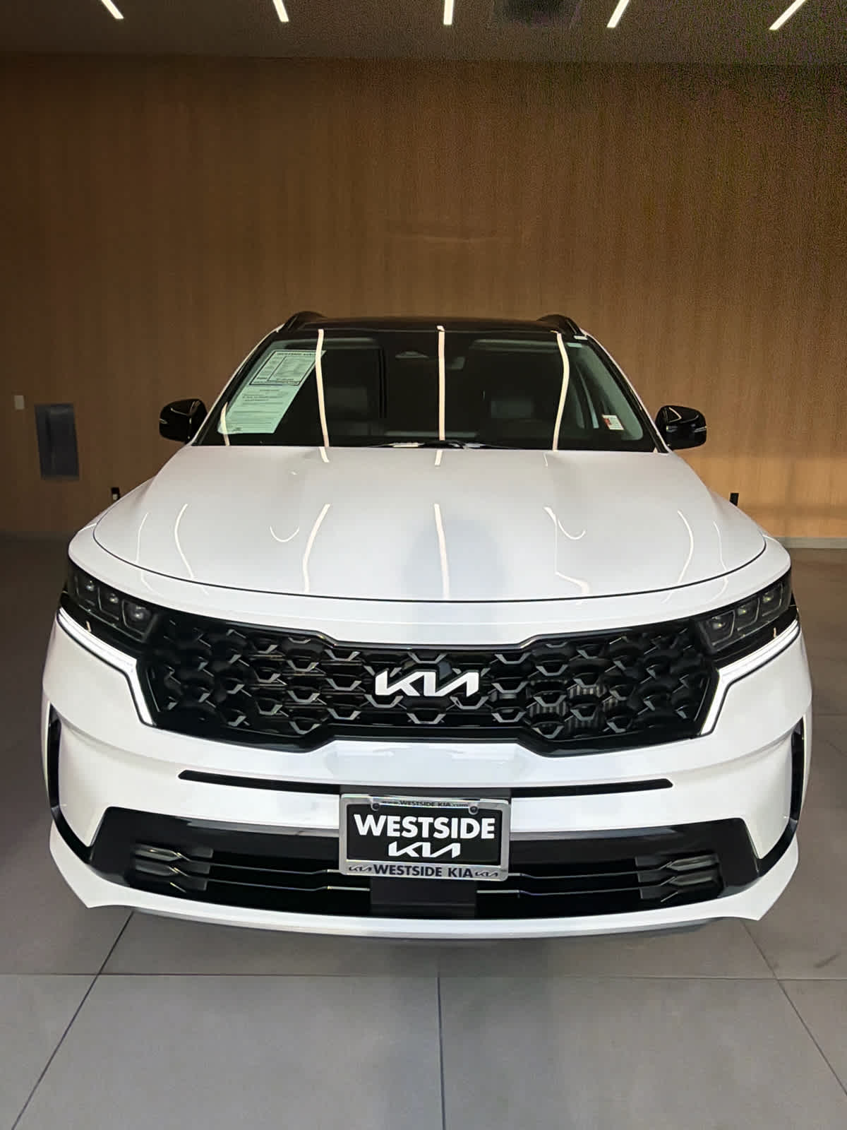 2023 Kia Sorento SX Glacial White Pearl at Baytown Ford