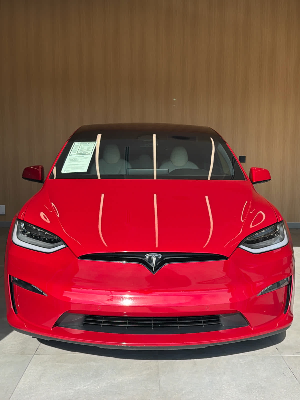 2023 Tesla Model X  Red at Texan GMC Buick