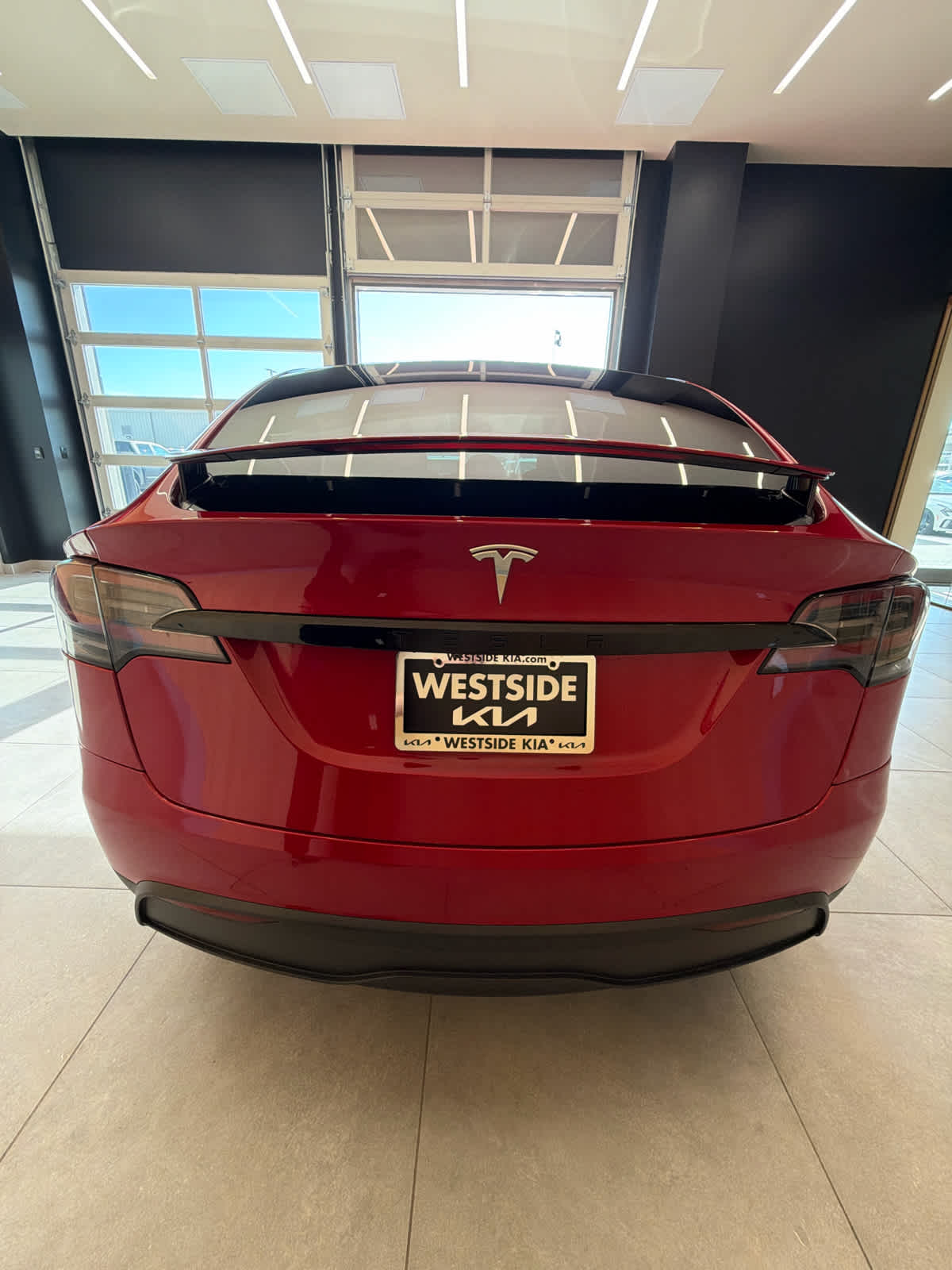 2023 Tesla Model X  Red at Texan GMC Buick