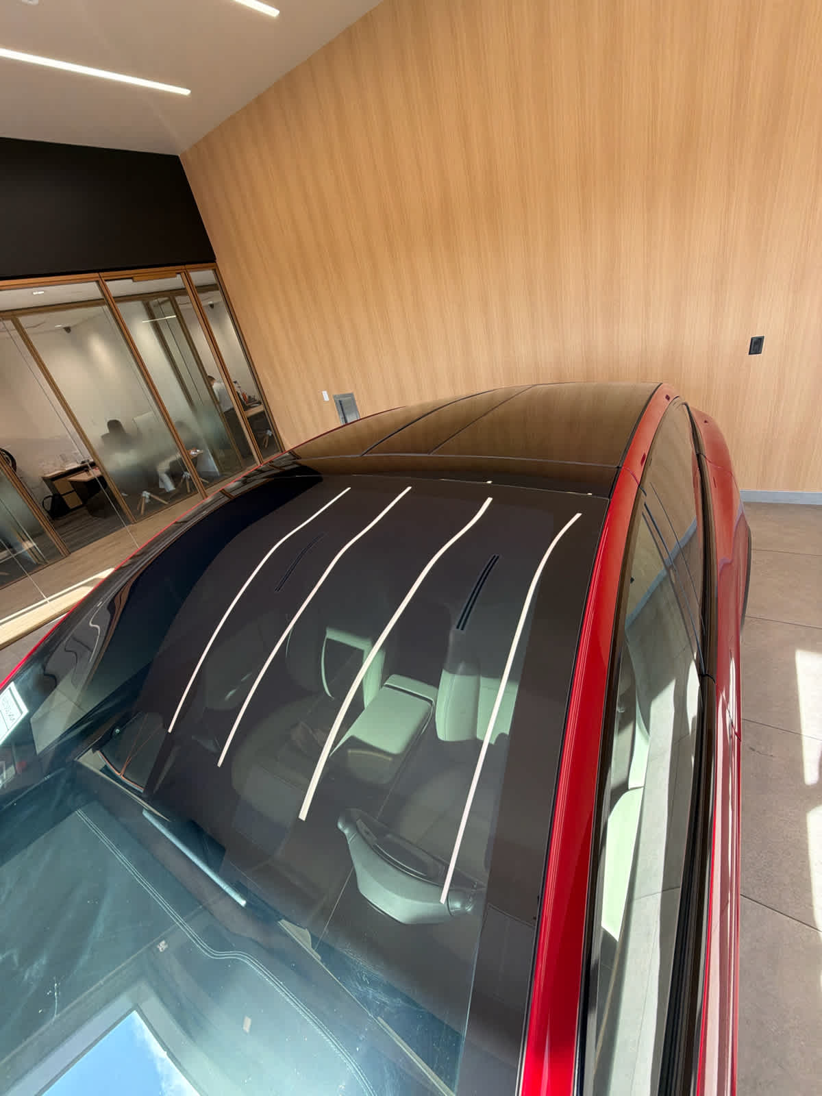 2023 Tesla Model X  Red at Texan GMC Buick