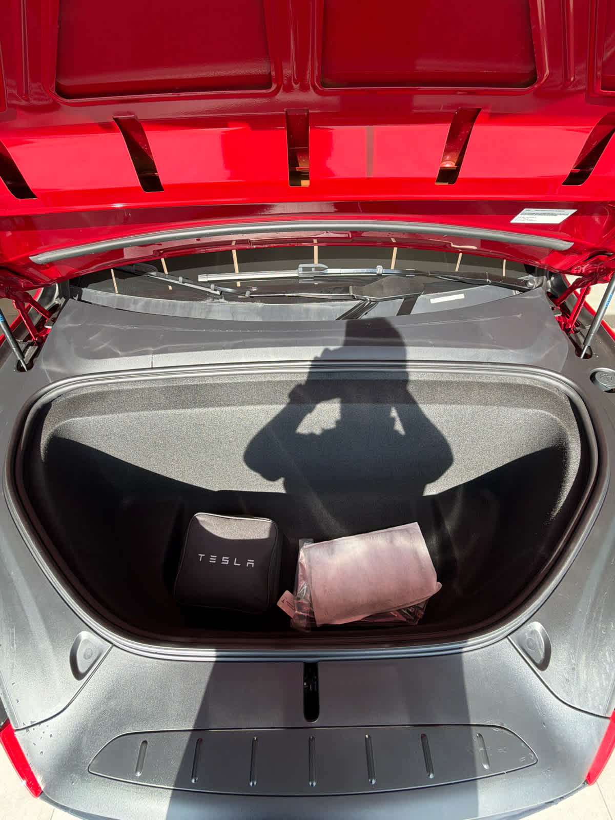 2023 Tesla Model X  Red at Texan GMC Buick