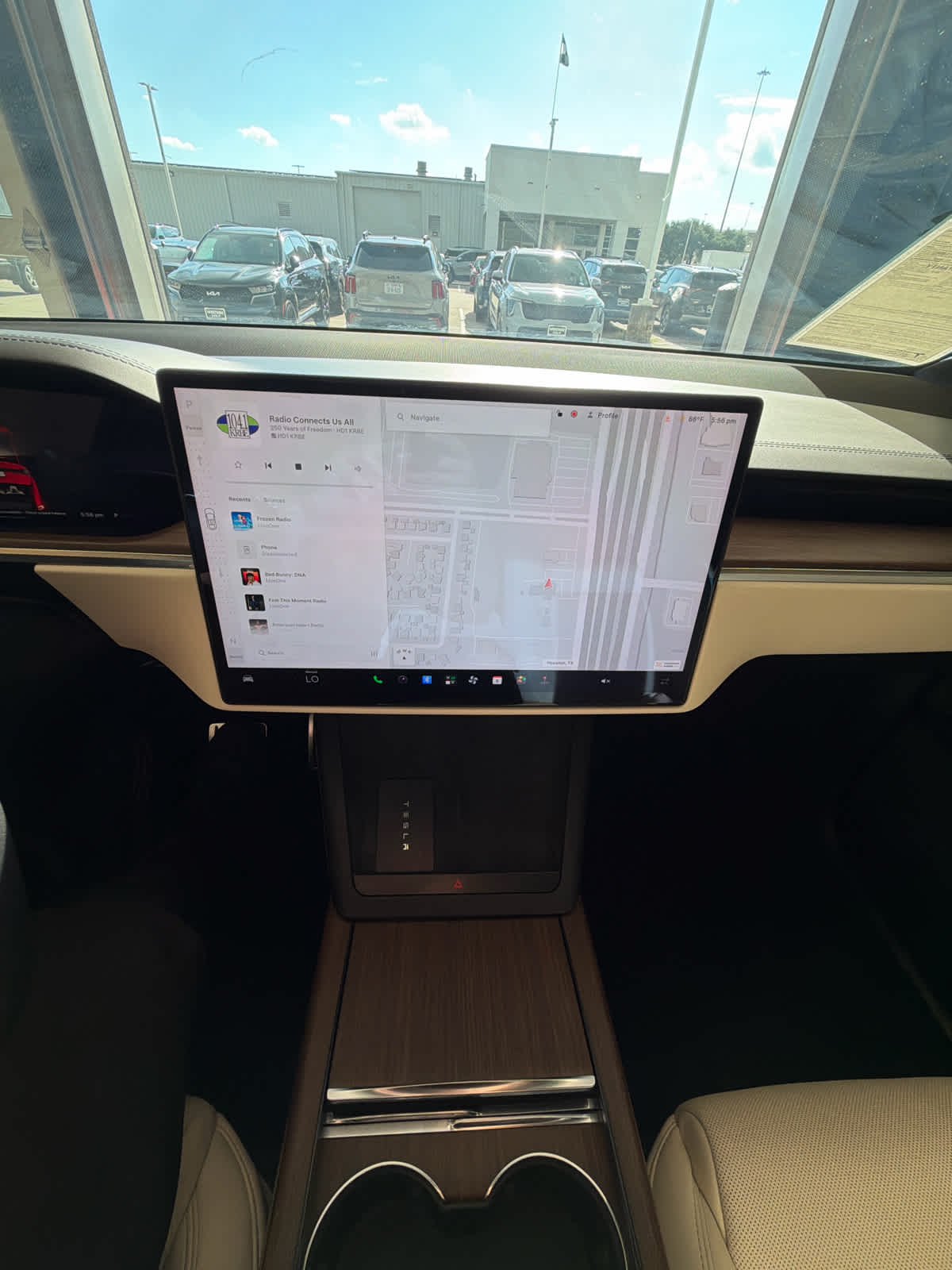 2023 Tesla Model X  Red at Texan GMC Buick