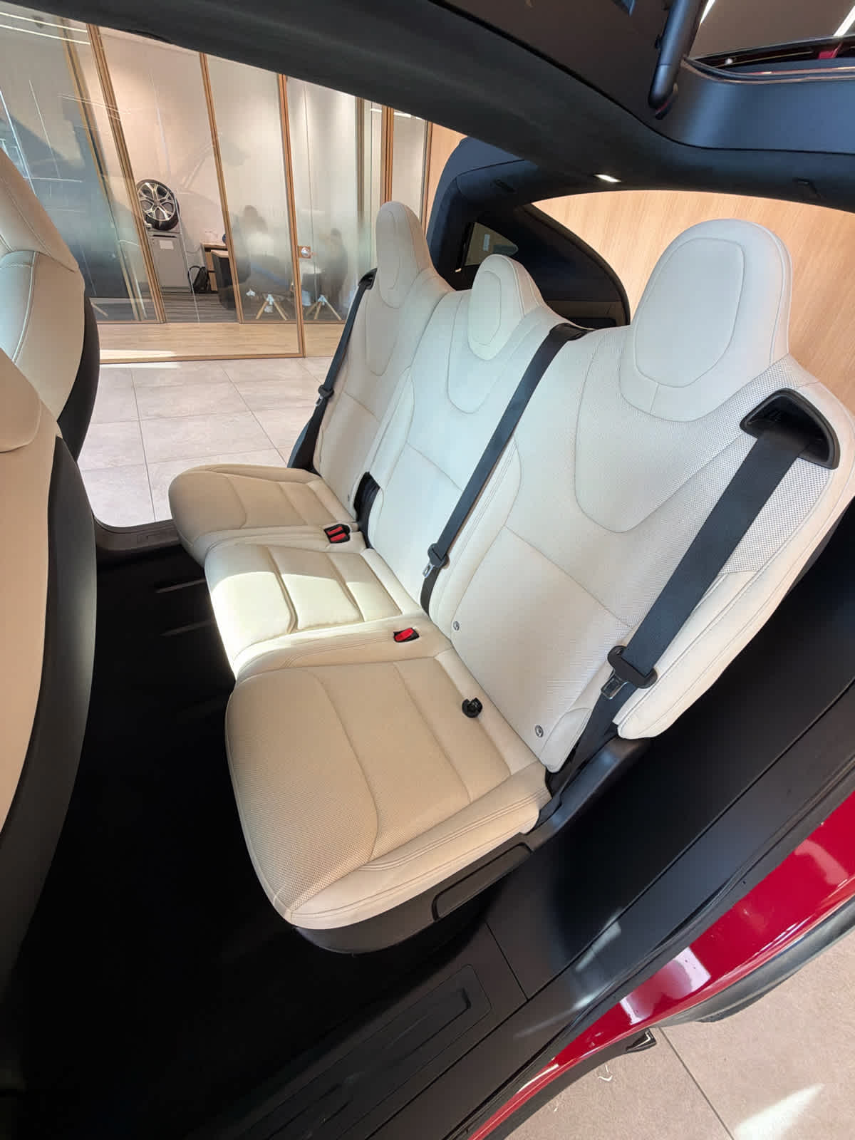 2023 Tesla Model X  Red at Texan GMC Buick