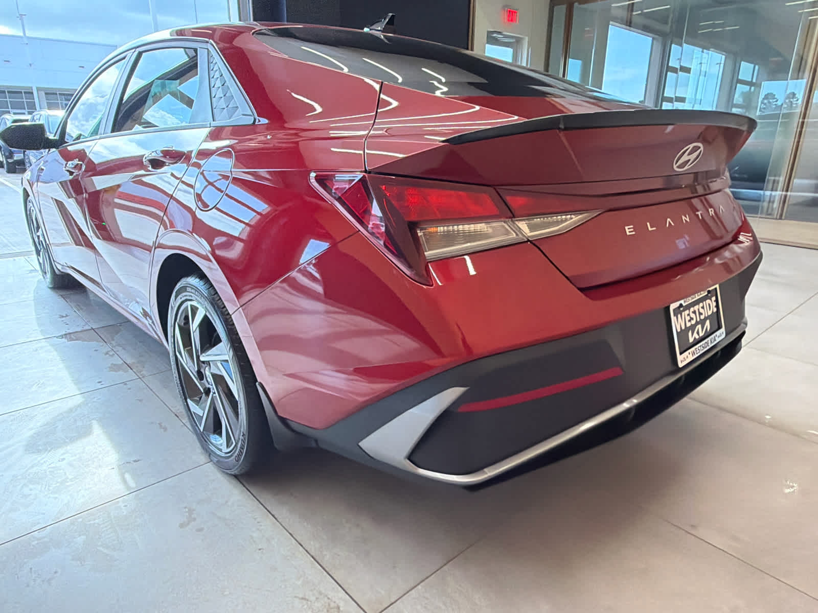 2025 Hyundai Elantra SEL Sport Ultimate Red at AutoNation USA Houston