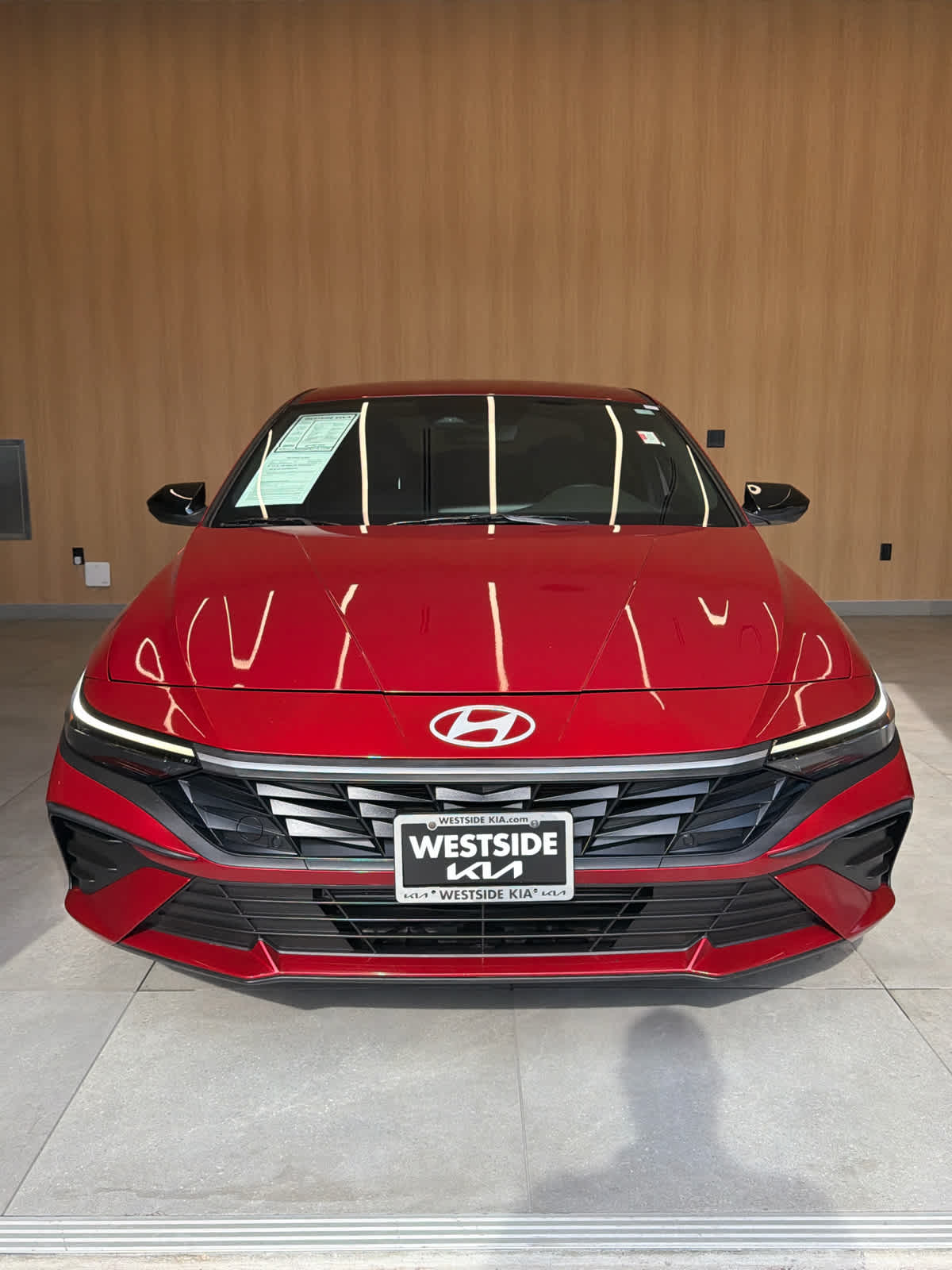 2025 Hyundai Elantra SEL Sport Ultimate Red at AutoNation USA Houston