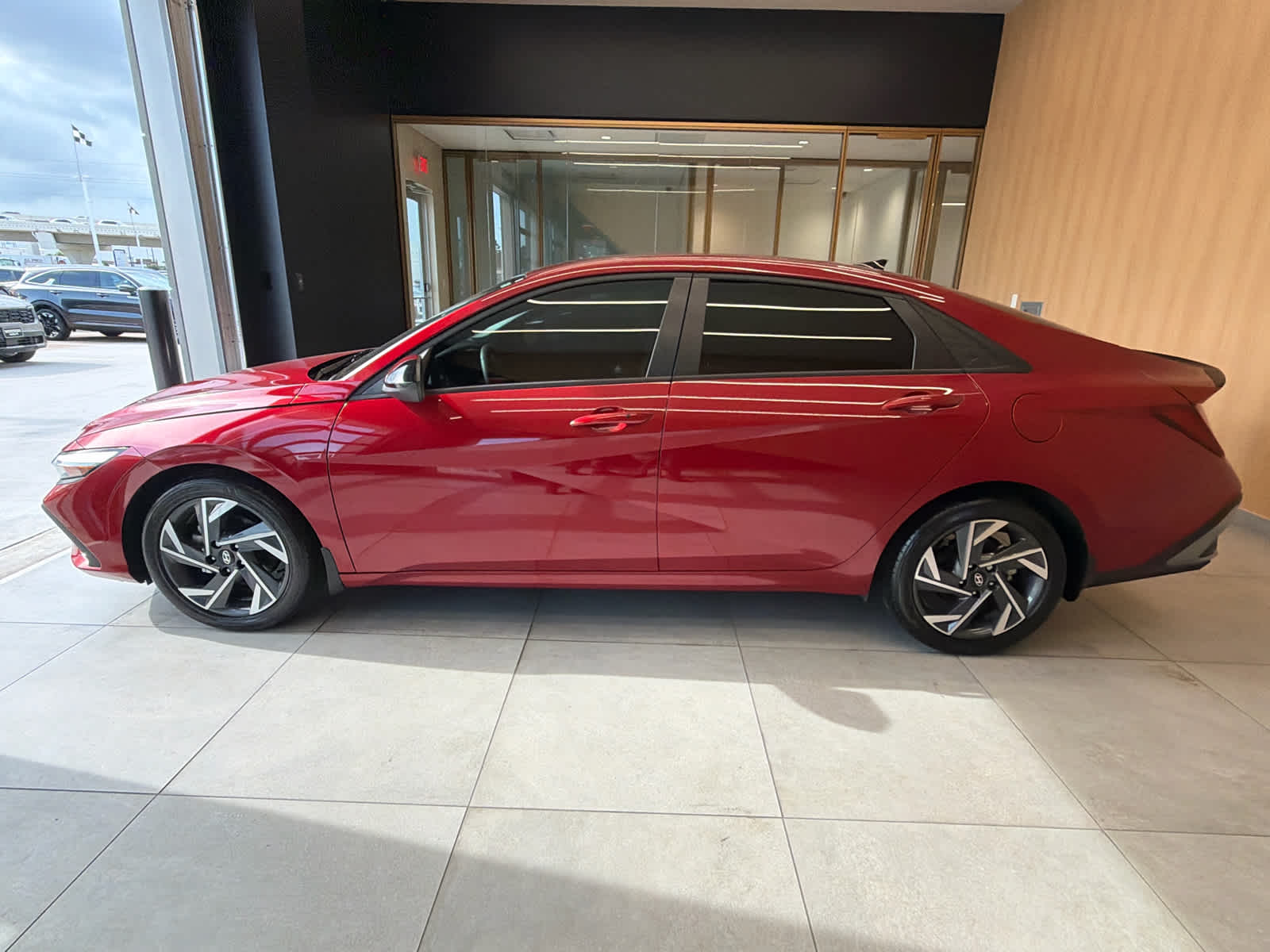 2025 Hyundai Elantra SEL Sport Ultimate Red at AutoNation USA Houston