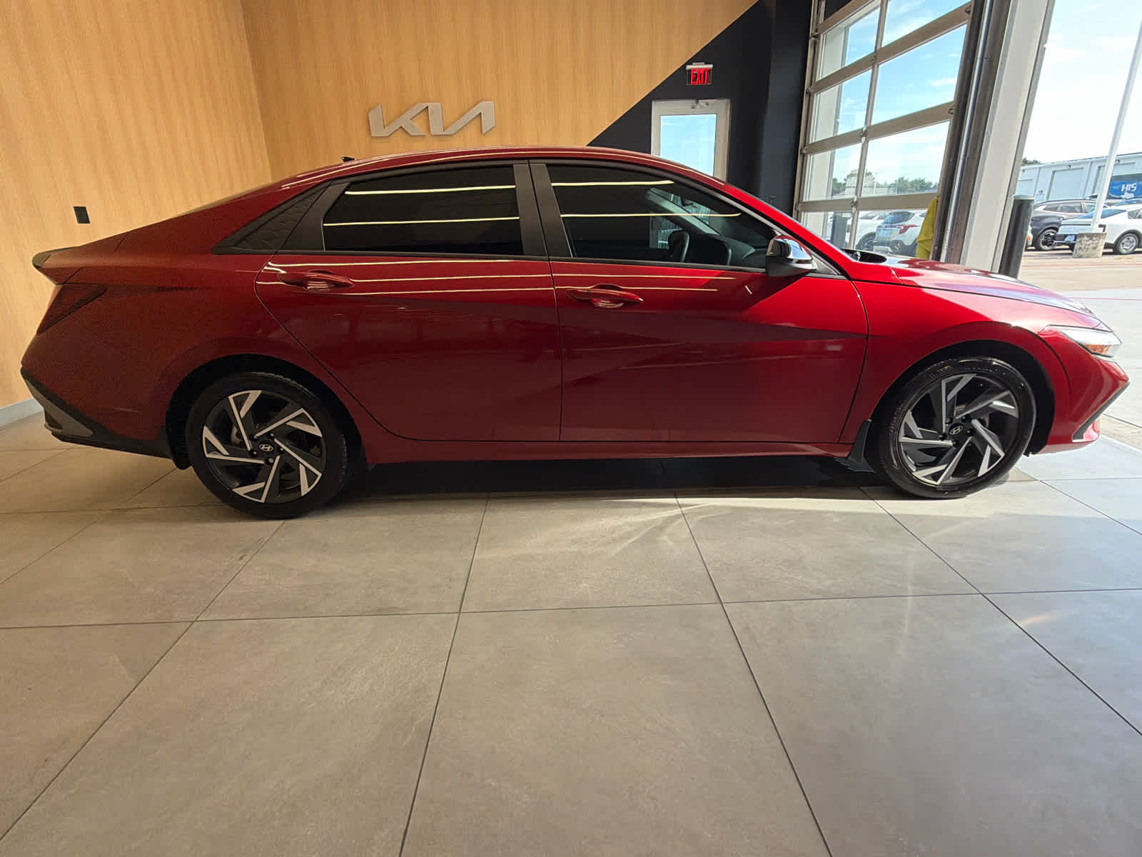 2025 Hyundai Elantra SEL Sport Ultimate Red at AutoNation USA Houston