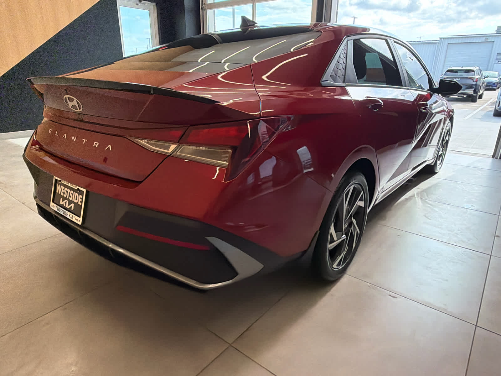 2025 Hyundai Elantra SEL Sport Ultimate Red at AutoNation USA Houston