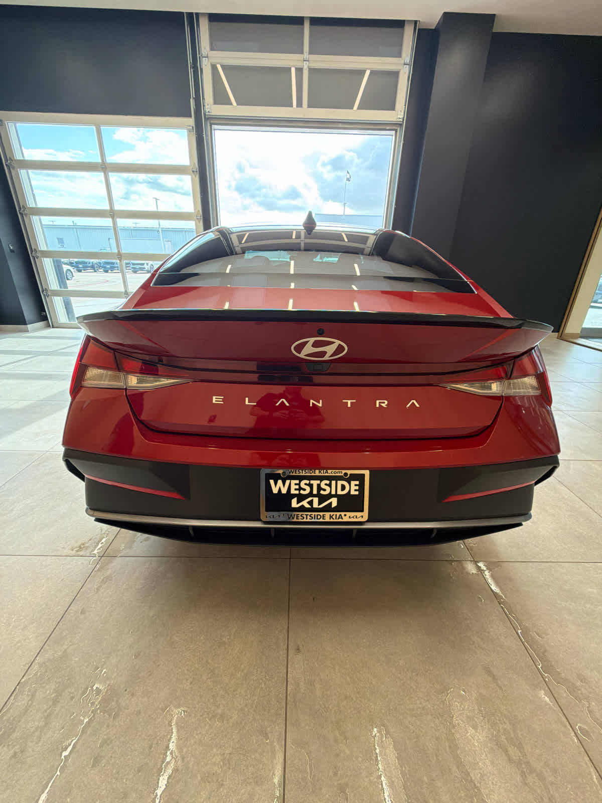 2025 Hyundai Elantra SEL Sport Ultimate Red at AutoNation USA Houston