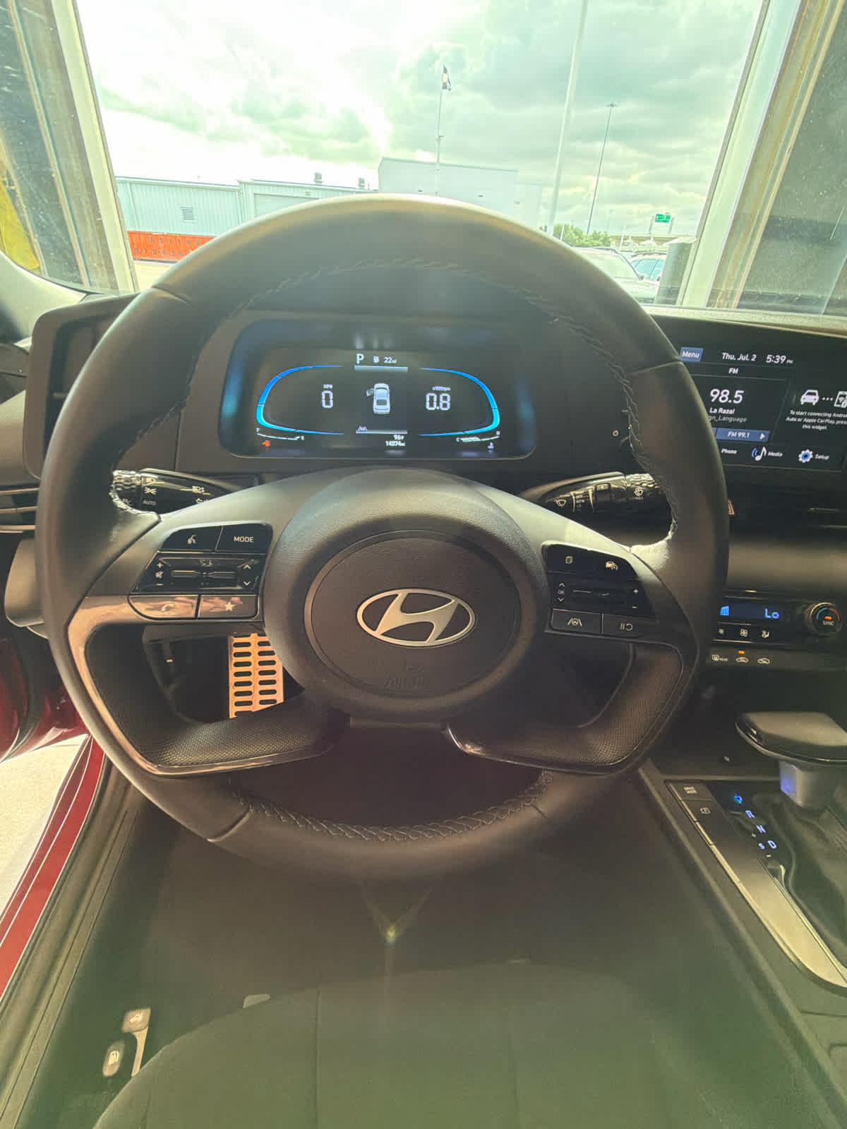 2025 Hyundai Elantra SEL Sport Ultimate Red at AutoNation USA Houston