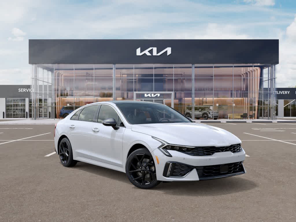 2026 Kia K5 GT-Line Snow White Pearl at Beck & Masten Kia