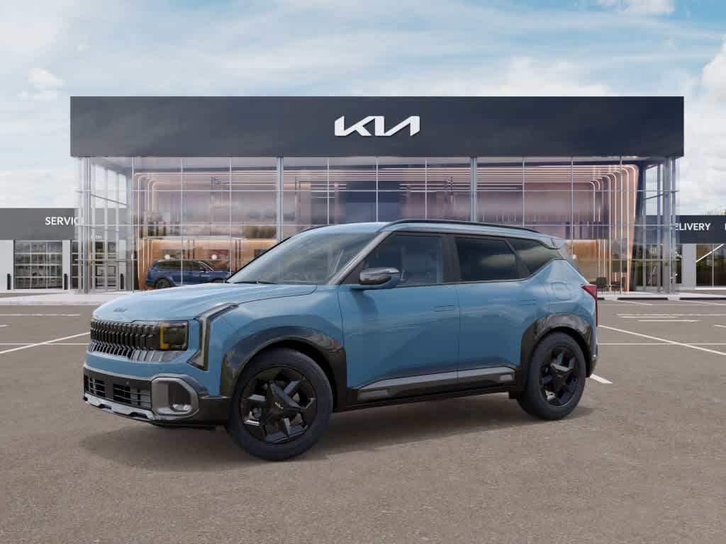 2027 Kia Seltos X-Line S Frost Blue/Black Roof at Beck & Masten Kia