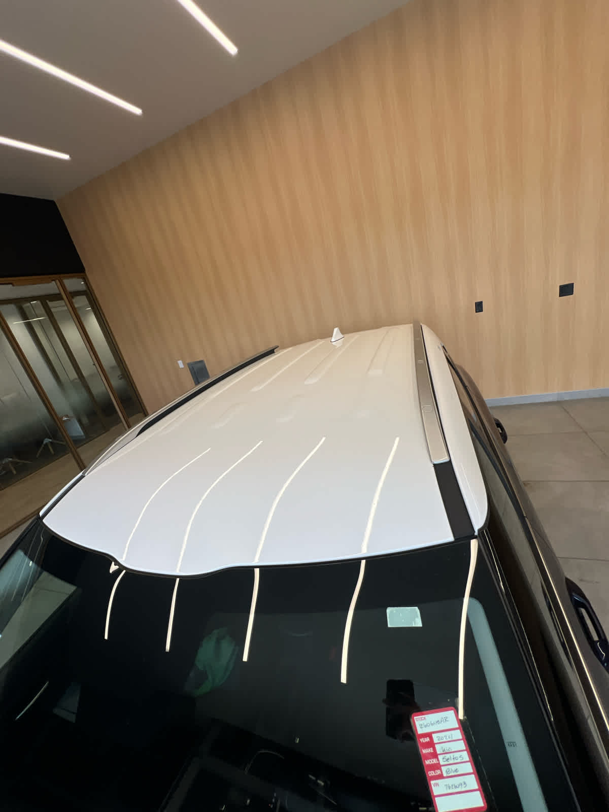 2024 Kia Seltos S Dark Ocean Blue/White Roof at Beck & Masten Kia