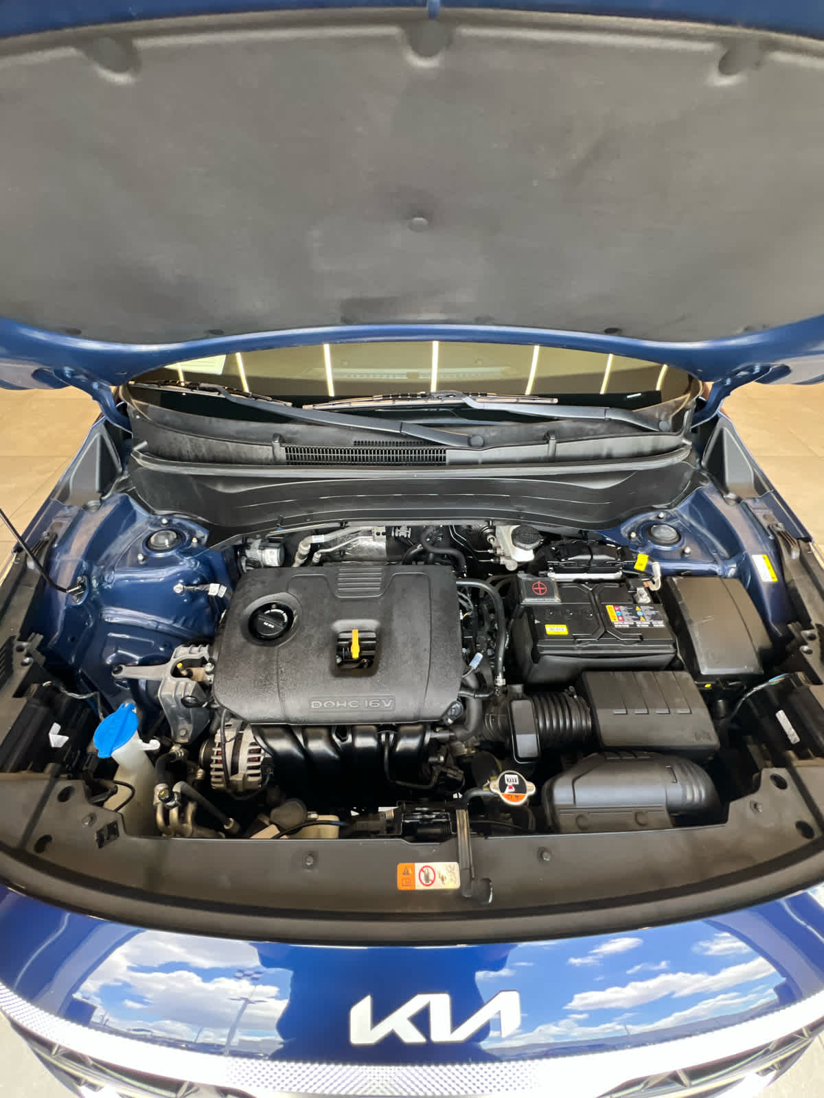 2024 Kia Seltos S Dark Ocean Blue/White Roof at Beck & Masten Kia