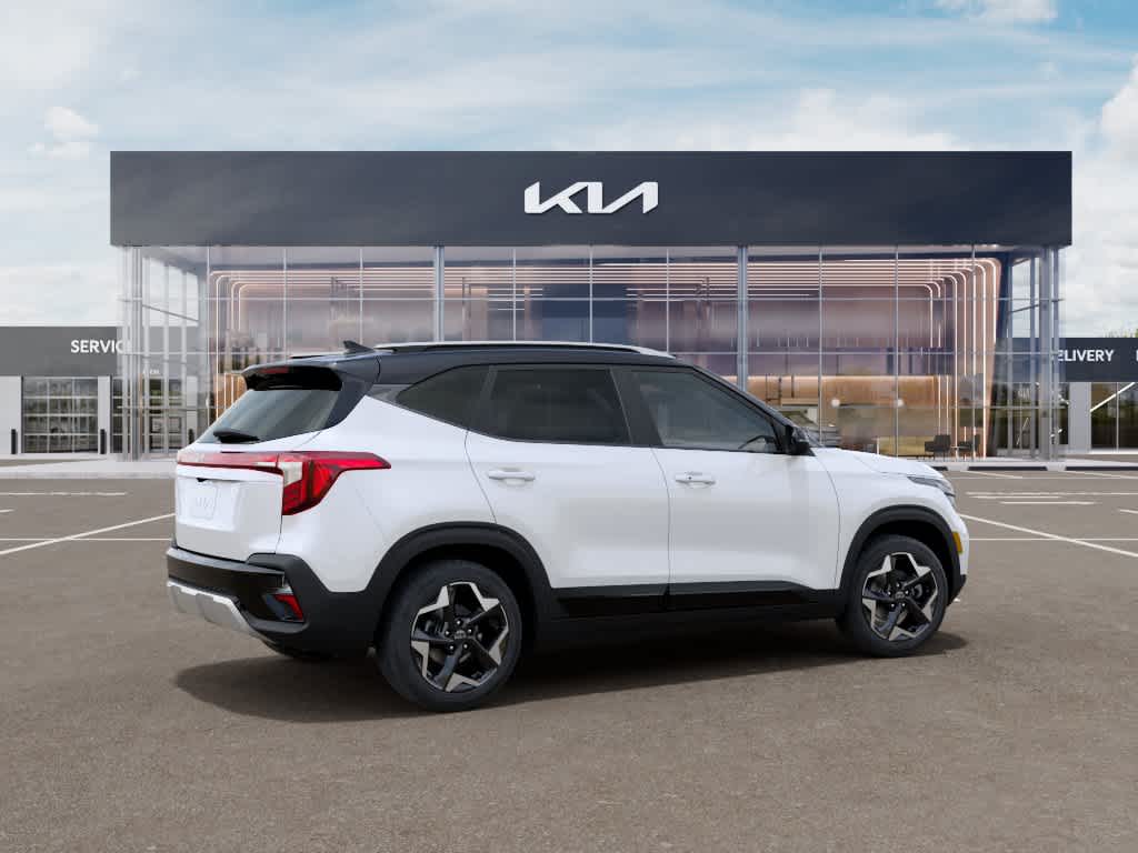 2026 Kia Seltos S Clear White/Black Roof at Beck & Masten Kia