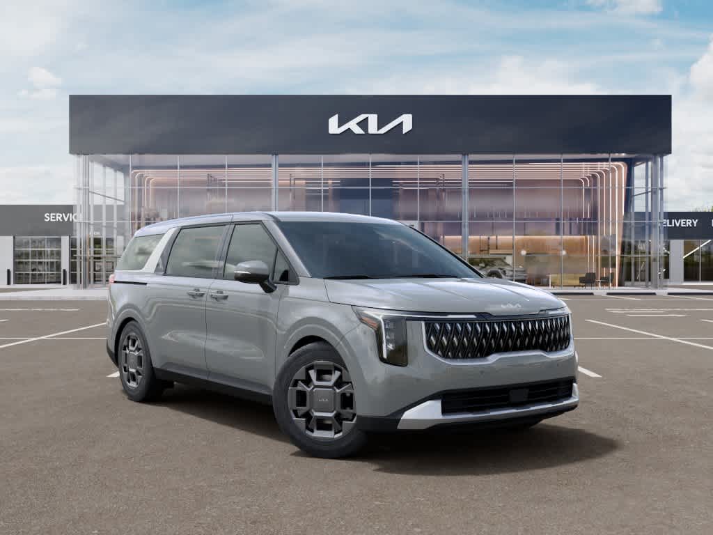 2026 Kia Carnival Hybrid EX Ceramic Silver at Beck & Masten Kia
