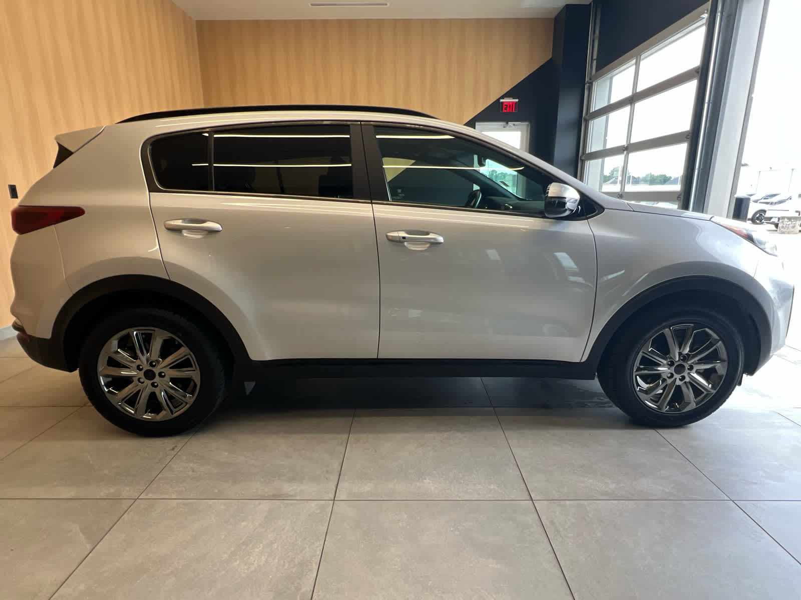 2022 Kia Sportage Nightfall Sparkling Silver at HGreg Houston