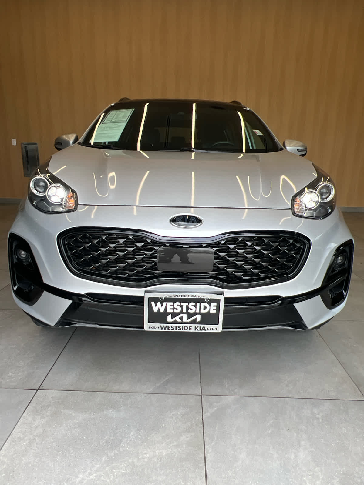 2022 Kia Sportage Nightfall Sparkling Silver at HGreg Houston