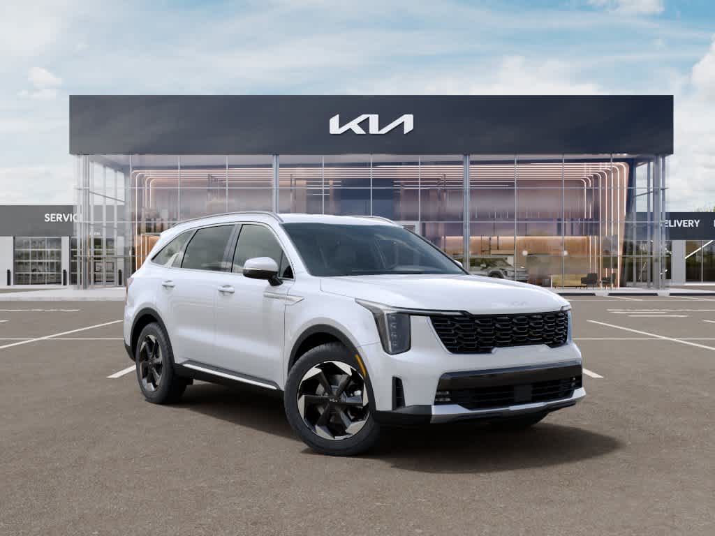 2026 Kia Sorento Hybrid EX Snow White Pearl at Beck & Masten Kia