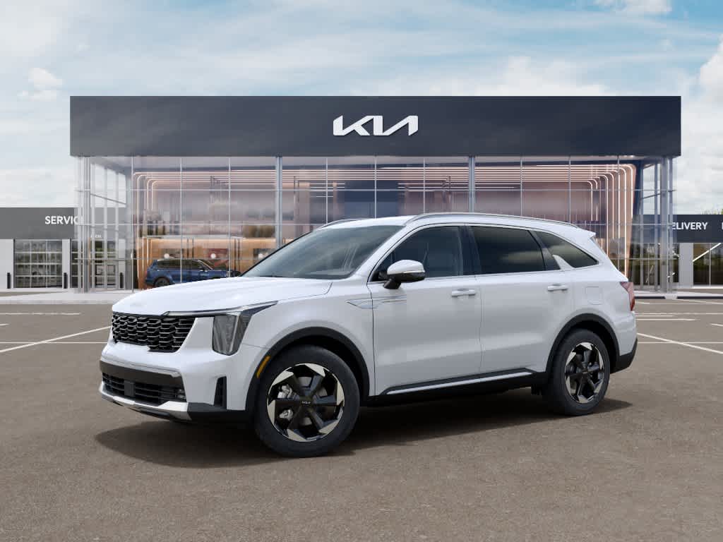 2026 Kia Sorento Hybrid EX Snow White Pearl at Beck & Masten Kia