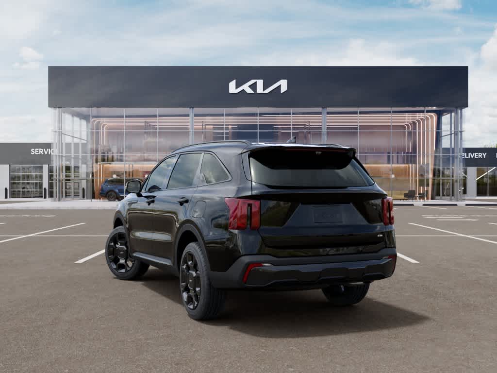 2026 Kia Sorento Hybrid X-Line SX Prestige Aurora Black Pearl at Beck & Masten Kia