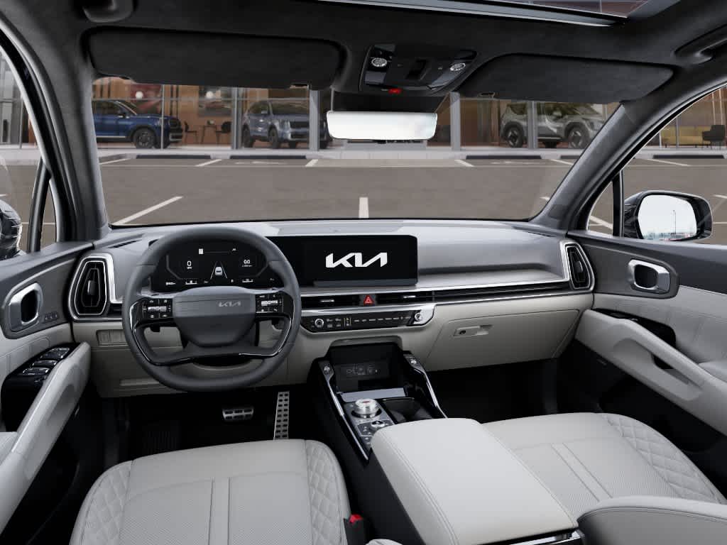 2026 Kia Sorento Hybrid X-Line SX Prestige Aurora Black Pearl at Beck & Masten Kia