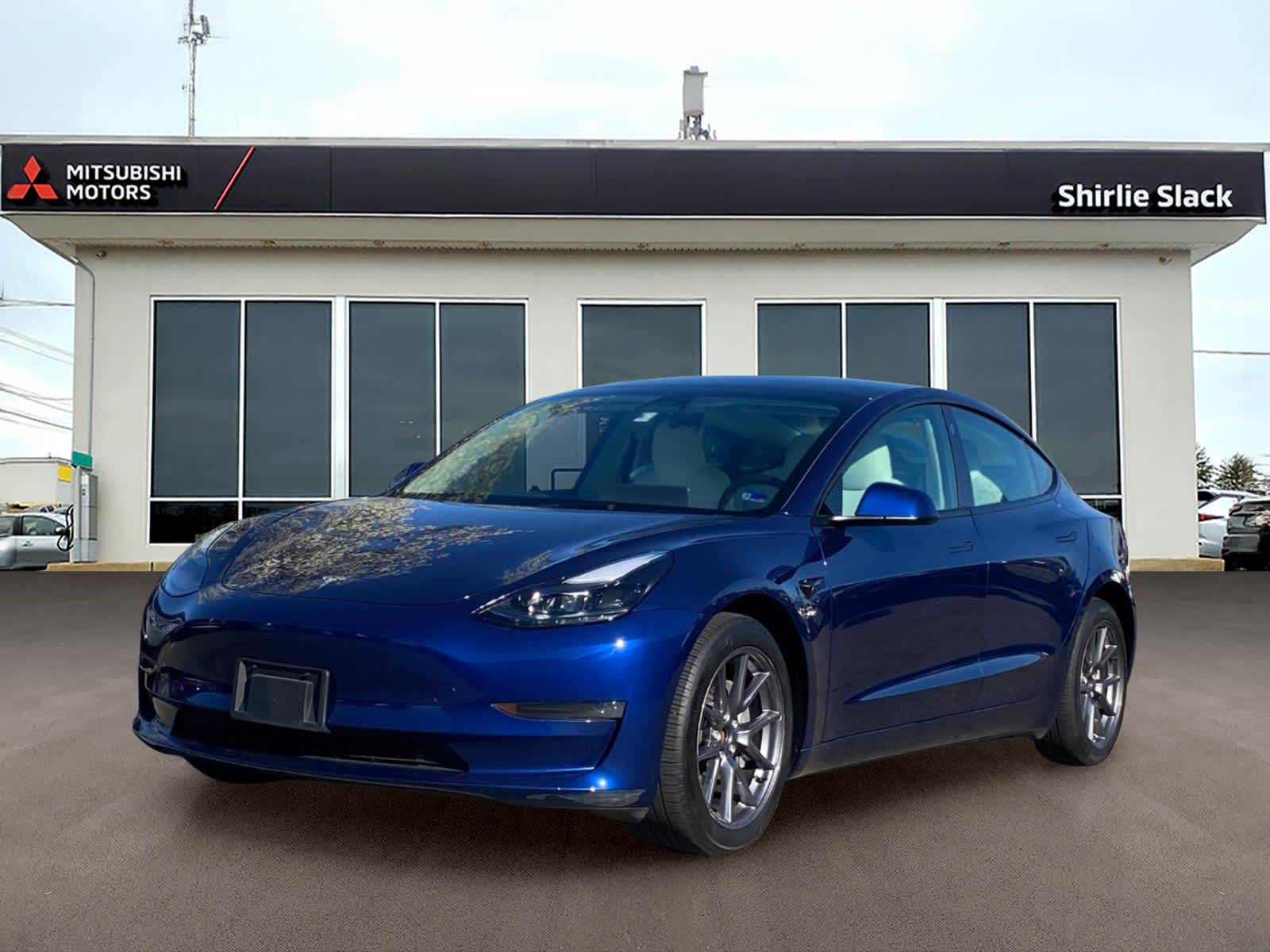 Deep Blue Metallic 2023 Tesla Model 3 Long Range AWD Sedan All-Wheel Drive 1-Speed Automatic
