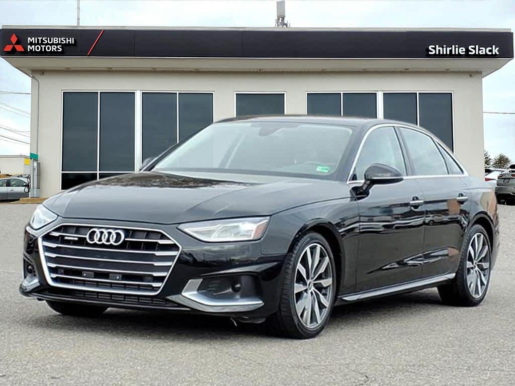 Mythos Black Metallic 2021 Audi A4 quattro Premium 40 TFSI AWD Sedan All-Wheel Drive 7-Speed Automatic