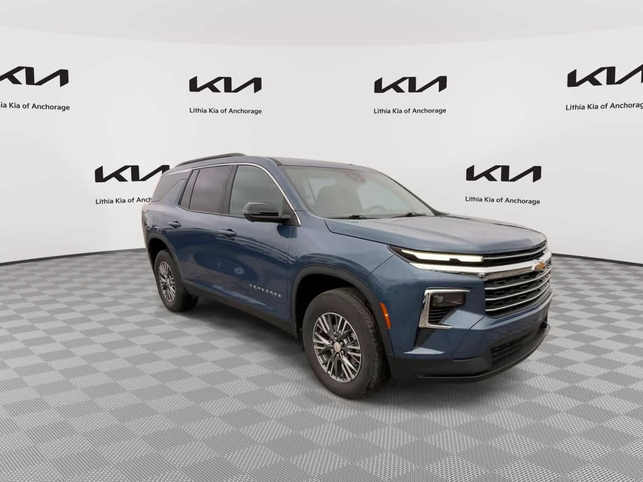 Lakeshore Blue Metallic 2024 Chevrolet Traverse SUV / Crossover Four-Wheel Drive 8-Speed Automatic
