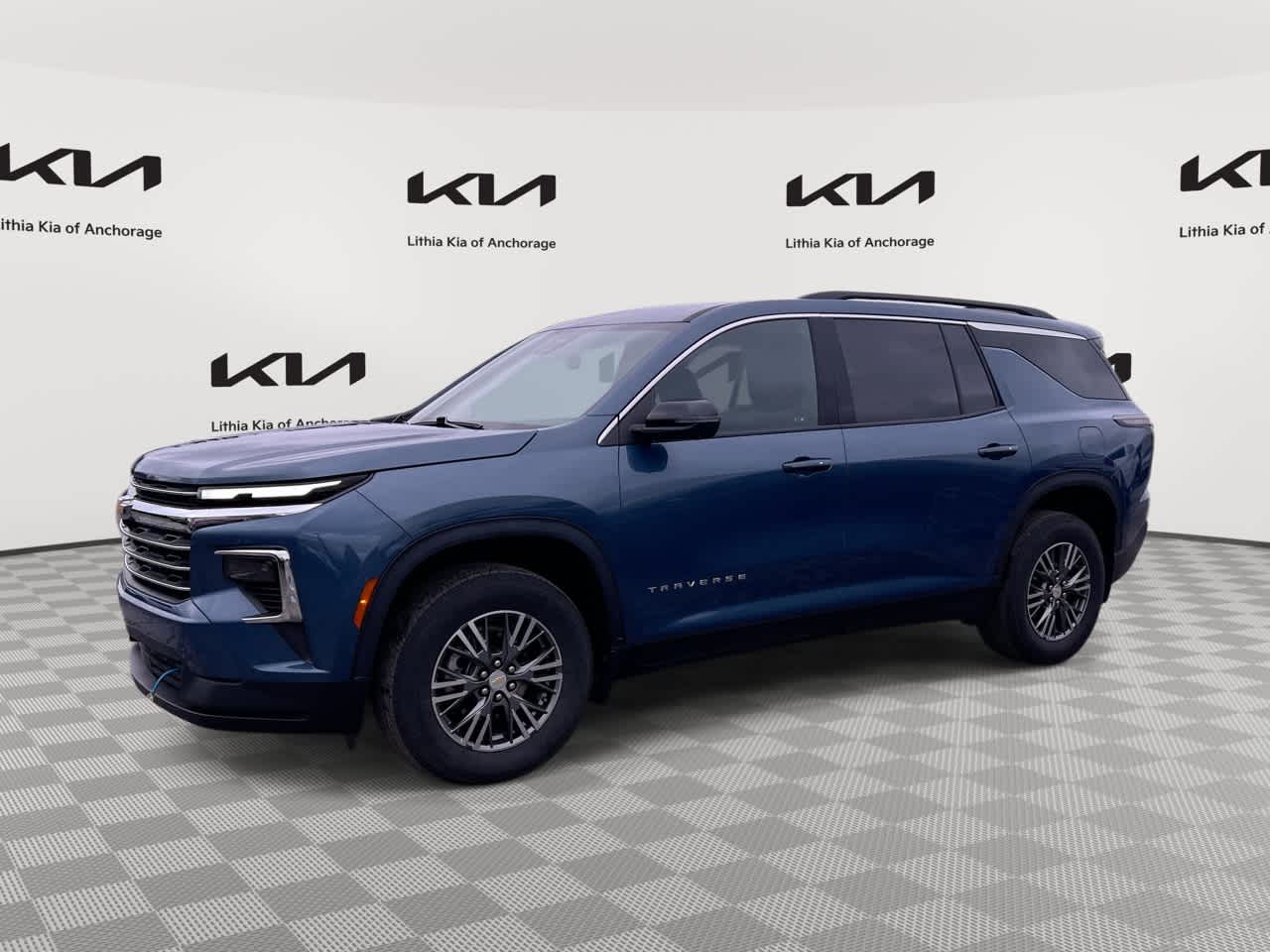 Lakeshore Blue Metallic 2024 Chevrolet Traverse SUV / Crossover Four-Wheel Drive 8-Speed Automatic