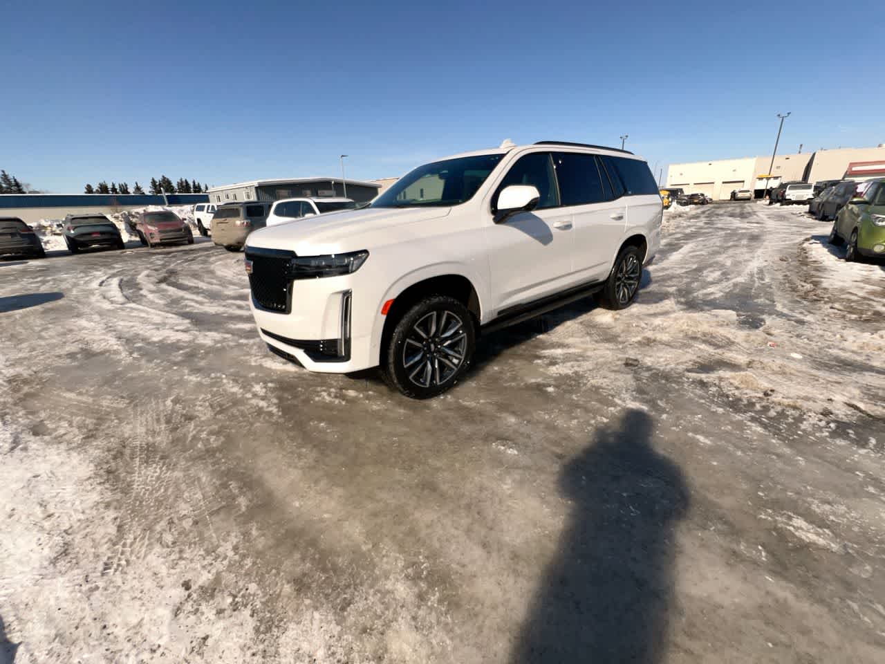 WHI/White 2021 Cadillac Escalade Sport Platinum AWD SUV / Crossover Four-Wheel Drive Automatic