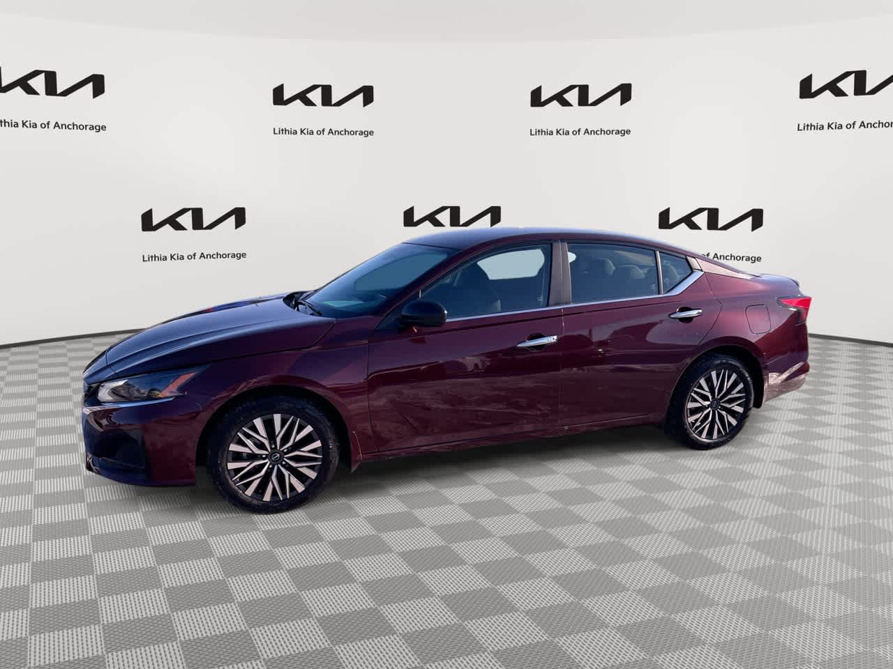 Garnet Pearl Metallic 2025 Nissan Altima 2.5 SV AWD Sedan All-Wheel Drive Continuously Variable Transmission