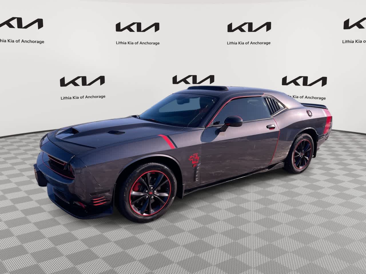 Gray (Granite Pearlcoat) 2020 Dodge Challenger GT AWD Coupe All-Wheel Drive 8-Speed Automatic