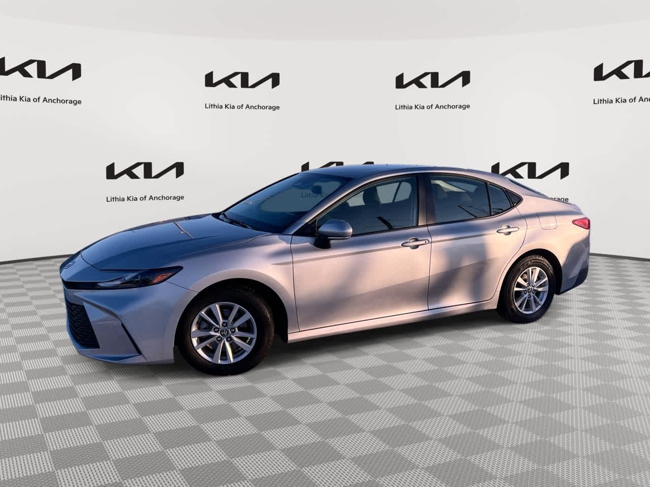 Celestial Silver Metallic 2025 Toyota Camry LE FWD Sedan Front-Wheel Drive Continuously Variable Transmission