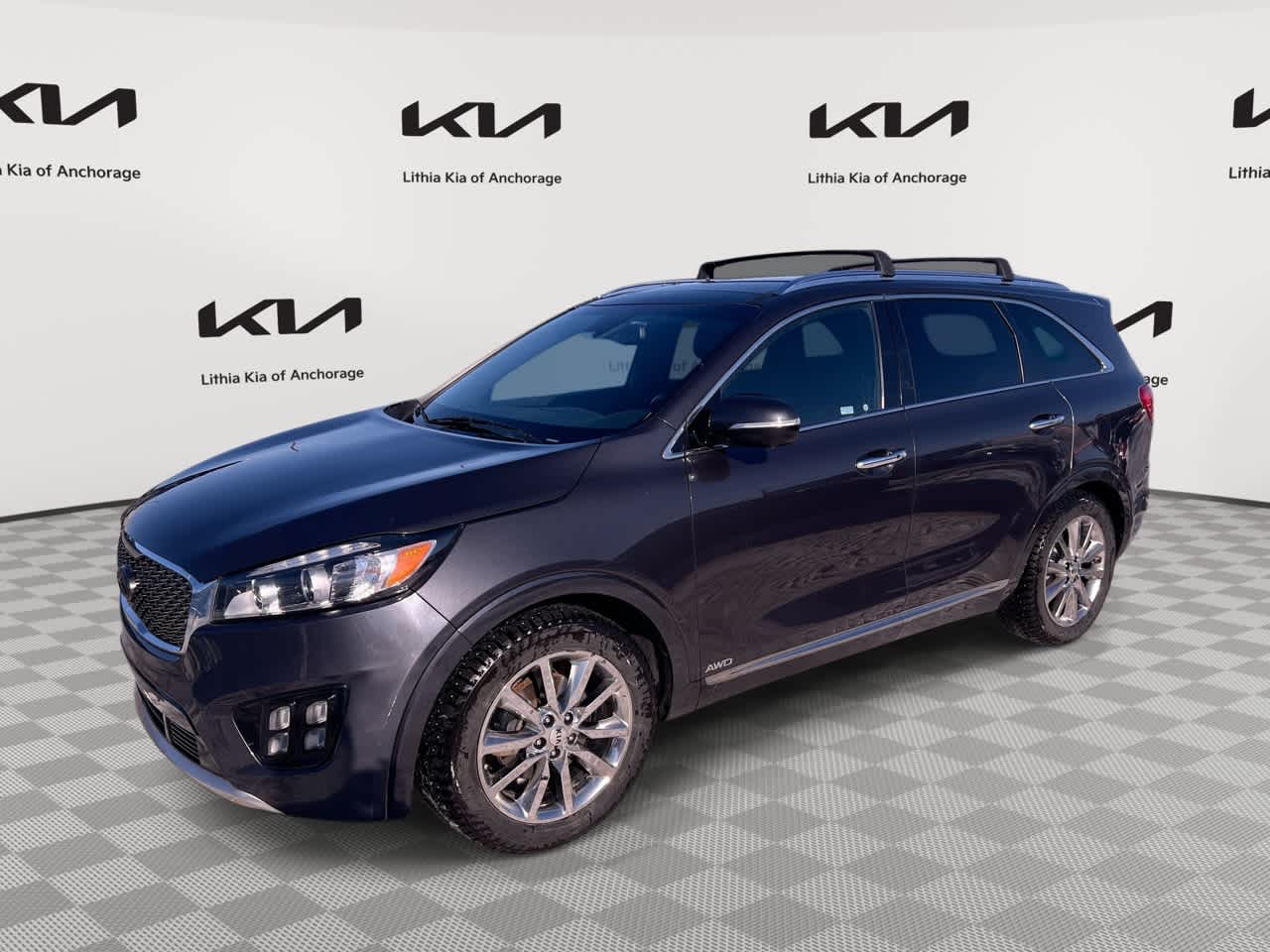 Gray (Platinum Graphite) 2016 Kia Sorento SX V6 AWD SUV / Crossover All-Wheel Drive 6-Speed Automatic